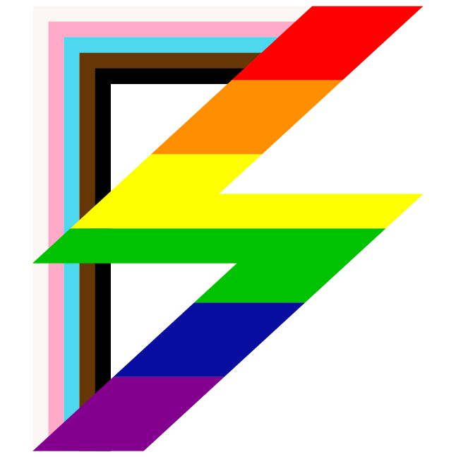Boom Logo Pride Flag Variation
